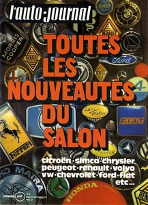 L'AUTO JOURNAL n°18  10/09/1970 A112 TOUR DE FRANCE GP ALLEMAGNE F2 LE CASTELLET - Imagen 1 de 1