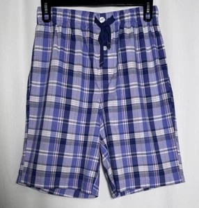 Roundtree Yorke Pajama Shorts Loungewear Men Large Tall / LT Cotton House Plaid - Picture 1 of 11