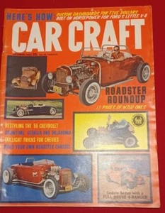 Car Craft Oktober 1963 Ausgabe Roadster Round Up 55 Chevrolet Rücklicht Tricks Plus - Bild 1 von 6