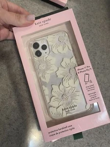 Kate Spade New York Hardshell Floral Case for iPhone 11 Pro & iphone XS/X 5.8"  - Picture 1 of 2