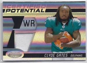 2011 Certified Certified Potential Materials Card #9 Clyde Gates Jsy/250