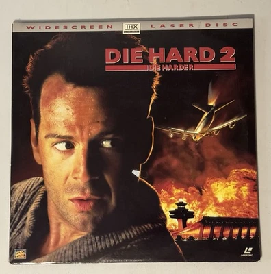 Die Hard 2 Die Harder Widescreen Laserdisc 2 Discs - Untested / As Is - Image 1 of 4