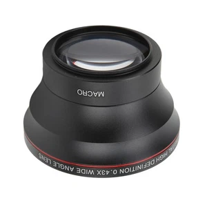 52mm 0,43X Obiektyw szerokokątny Szkło optyczne Obiektyw aparatu z obiektywem makro do Land CB - Zdjęcie 1 z 24