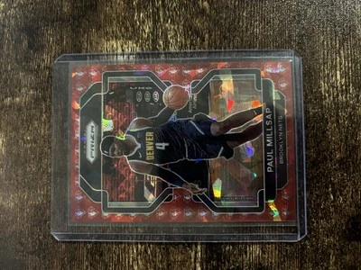 2021 - 22 Paul Milsap NBA 75 号钻石红色 Prizm 23/75 状况完好 — 第 1/2 张图片
