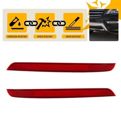 Reflector de parachoques trasero para Mercedes Benz W166 ML350 ML400 ML500 ML550 2012-2015 2 Foto 1 de 4