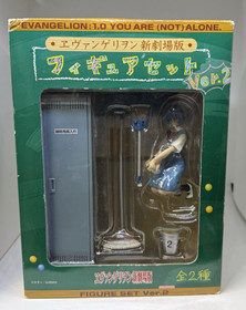 Neon Genesis Evangelion Figure Set Cleaning time Rei Ayanami SEGA 2005