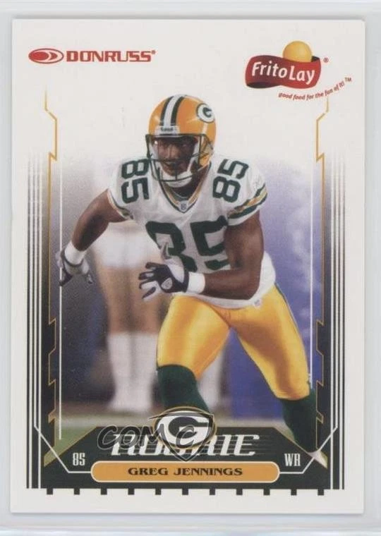 2006 Donruss Frito Lay Greg Jennings #21 Rookie RC - Image 1 of 2