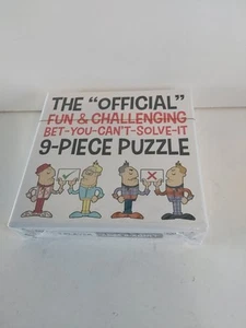 The "OFFICIAL" Fun And Challenging Bet-You-Can't Solve-It 9 Piece Puzzle - Picture 1 of 1
