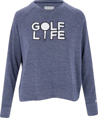 Prendas exteriores Greg Norman Golf Life capas azul marino brezo para mujer Foto 1 de 4