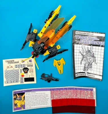 1984 RANSACK  100% COMPLETE w/TECH SPEC G1 TRANSFORMERS UNUSED HIGH GRADE - Image 1 of 4