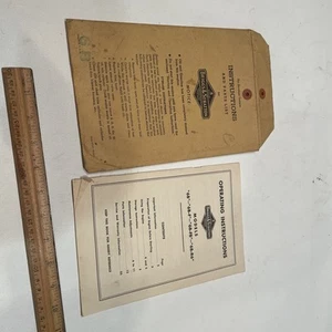 Vintage Briggs &Stratton Model 6B, 6BF, 6B-FB, 6B-R6 1950 Operating Instructions - Picture 1 of 3
