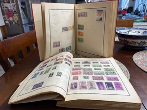 MODERN POSTAGE STAMP ALBUM STAMPS WORLDWIDE ALL PICTURED NEEDS RESEARCH - Picture 1 of 23