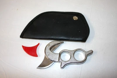 Cuchillo de gancho tipo pelador/trasero con funda Wyoming Foto 1 de 4