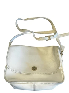 Coach vintage bone color glovetanned Minimalist Leather Cross Body Bag - Picture 1 of 14