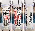 Personalized Collaborator Vitals Nurse Cup 20 oz Insulated SS Tumbler + Straw
