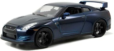 Nissan GTR R35 2009 Brian's azul "Rápido y Furioso 7" película 1/24  Foto 1 de 2