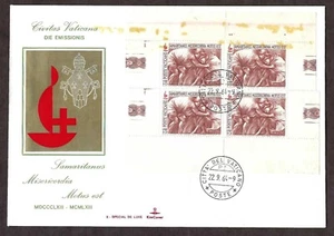 Vatican City Sc# 392-4, Centenary of the International Red Cross on special FDC - Picture 1 of 3