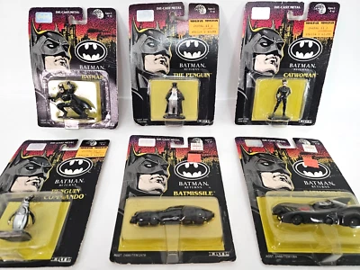 6 ~ Die-Cast Batman Returns Action Figures | Penguin Batman Catwoman ... NEW - Image 1 of 4