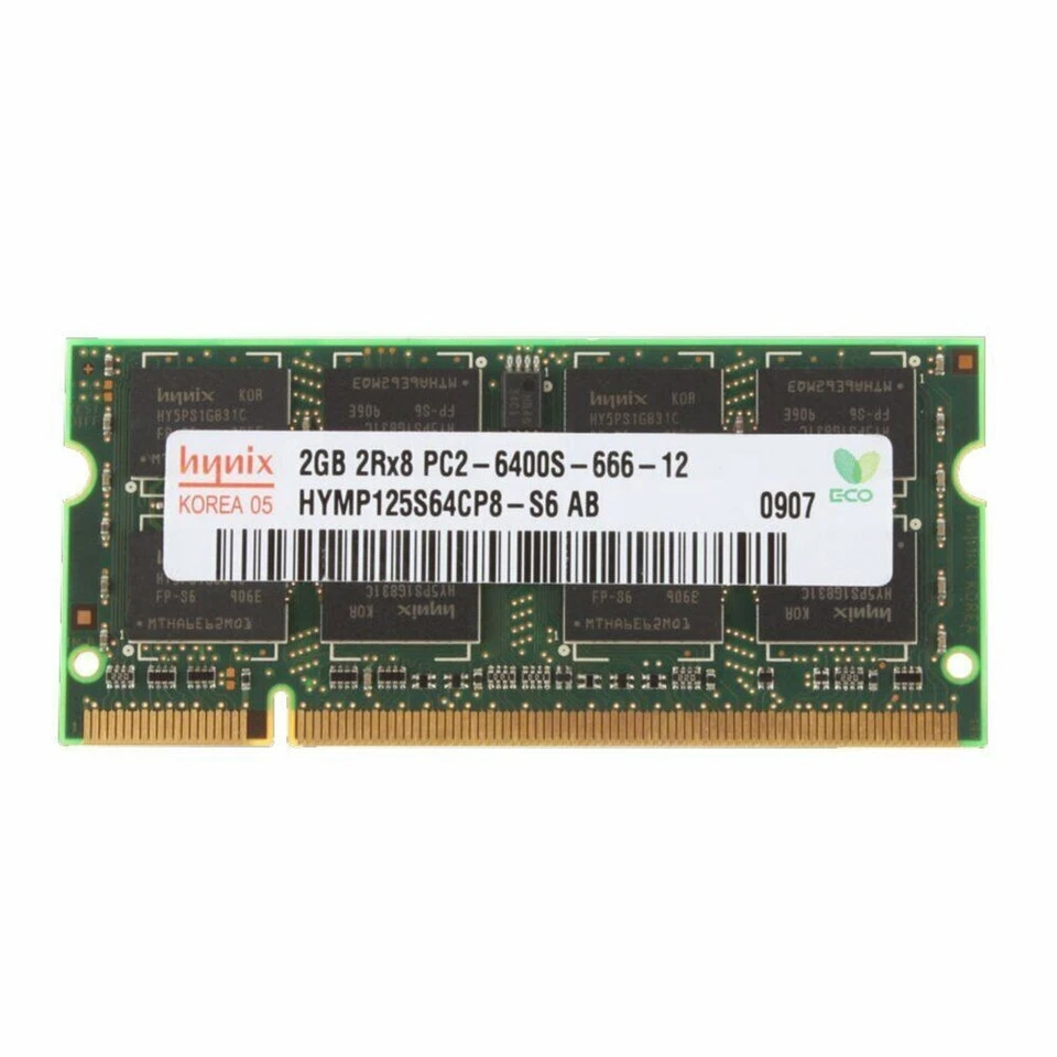 2GB Dell Latitude D531N D620 D630 D630N D631 D631N D820 D830 D830N SODIMM Memory - Image 1 of 4