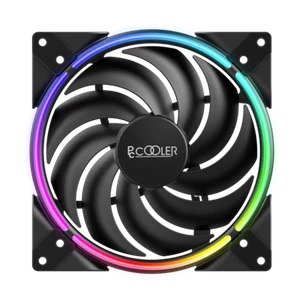 PCCOOLER MAX 140mm Gehäuselüfter, 1000-2000 RPM ± 10%, leuchtet in RGB - Bild 1 von 6