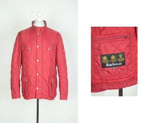 -Men's Barbour International Ariel Quilted Red Jacket Size XXL - Picture 1 of 11