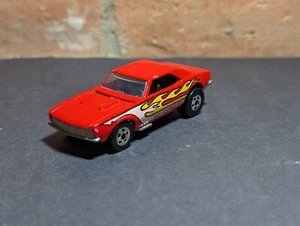 Hot Wheels 67 Camaro Red Flames Hong Kong 1982 casting 1983 Amazing Blackwall - Picture 1 of 6