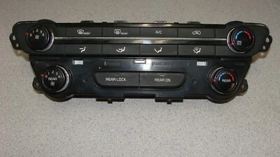 2016-2020 KIA SEDONA HEATER AC CLIMATE TEMPERATURE CONTROL MANUAL FRONT 17 18 19 - Image 1 of 4