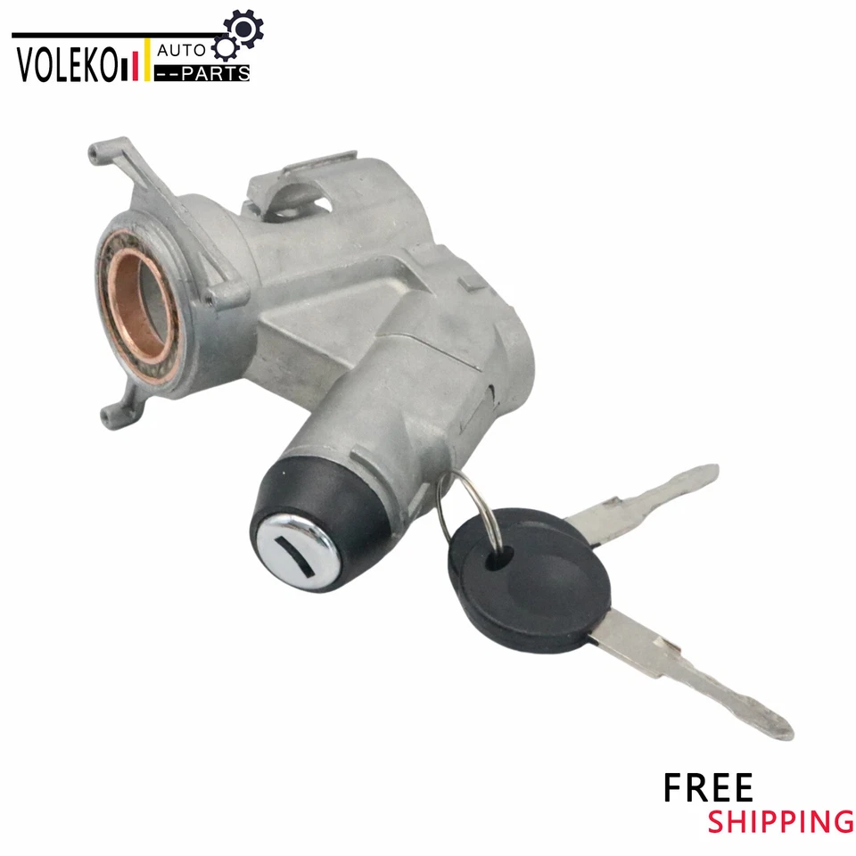 For VW Cabriolet Jetta Golf Ignition Column Lock Cylinder & Housing & Switch Set - Imagem 1 de 4