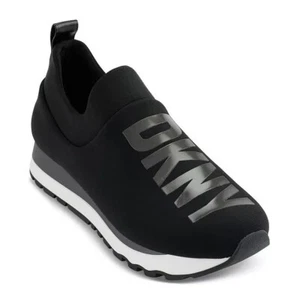 DKNY Jayden Slip On Black Sneakers Casual Comfort Walking Shoes Women's Sz 7 - Picture 1 of 14