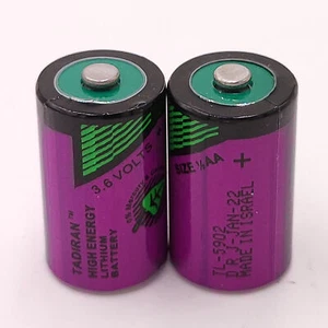 New Tadiran TL-5902 3.6V "1/2 AA" TSXPLP01 Battery For SCHNEIDER PLC 2Pcs - Picture 1 of 6