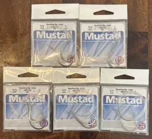 5 Packs Mustad Salmon Mooching Rig 5/0 Solid - Picture 1 of 1