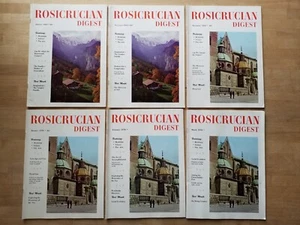 Lot of 6 - Rosicrucian Digest - Oct Nov Dec 1969 Jan Feb Mar 1970 - Mysticism - Picture 1 of 21