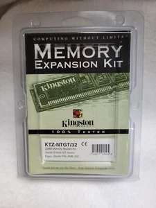 Kingston 32MB (2x16 MB) SO-DIMM FPM Memory (KTZ-NTGT/32) Zenith AME-332 Vintage - Picture 1 of 3