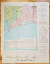 Vtg 1967 Geologic Map Watch Hill, Washington County, R.I. & New London County CT