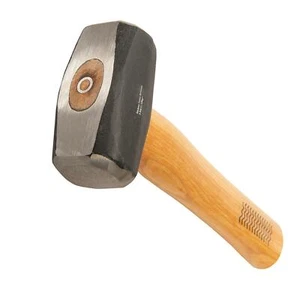 Klumpenhammer 2,5 Pfund (1,13 kg) geschmiedeter Stahlkopf & Hickoryschaft Heimwerker Bauarbeiter Werkzeug - Bild 1 von 8