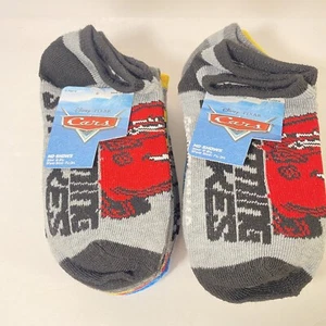 Disney Pixar Cars Children’s No Show Socks Size 6-8 1/2 10 Pair New - Picture 1 of 5