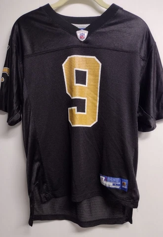 New Orleans Saints Drew Brees Jersey NFL Equipment Onfield Reebok  Youth L 14-16 Cover