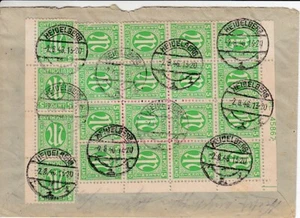 V. AM Post 3 z with plate number + II on letter Expertise Hettler BPP - Picture 1 of 3