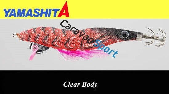 Squid Jig Eginno 3 5 Yamashita Gr 18 Farbe R08 AZ schwarz rot Tintenfisch