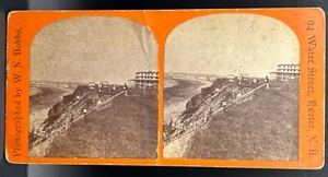 Hampton Beach Hotel New Hampshire Antique Hobbs Stereoview Photo - Picture 1 of 5