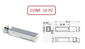 CS 2550/10 USB PLUG TYPE (B) SOLDERABLE PACK 10 pcs - Picture 1 of 1