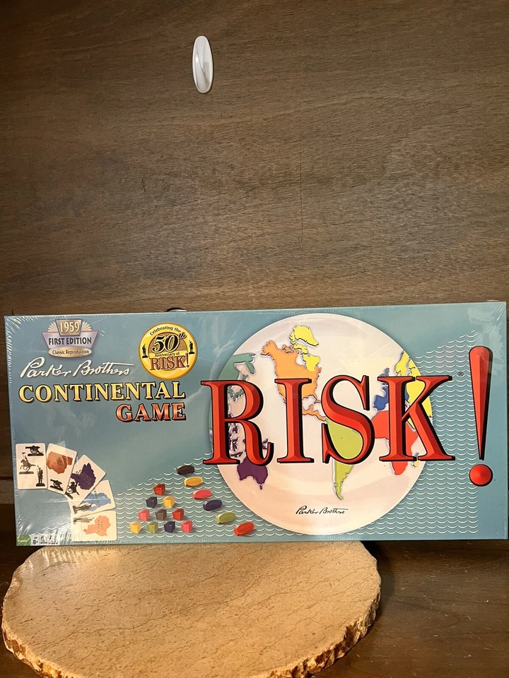 2008 Parker Brothers Inc Risk Continental Game Family Game Vintage NEW SEALED - Image 1 of 4