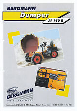 Bergmann Dumper AT 160 R Prospekt 2003 D brochure prospectus broschyr Kipper