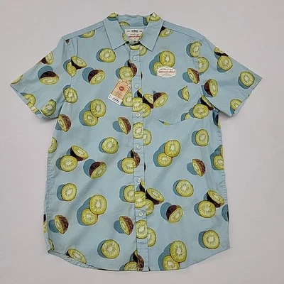 Camisa Urban Pipeline Awesomely Soft Ultimate Kiwis botão para baixo média nova com etiquetas - Imagem 1 de 4