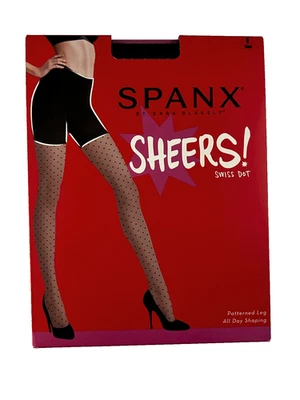 SPANX Sheers Swiss Dot Firms Butt & Thighs Spanx size chart E - Image 1 of 4