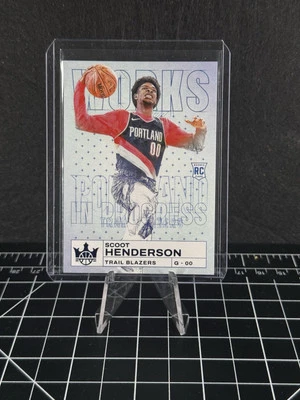 2023-24 Court Kings - Scoot Henderson - Work in progress Sapphire  12/25 (#21) - Image 1 of 3