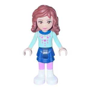 LEGO Friends Minifigur OLIVIA frnd030 Langarm Weihnachten aus Set # 3316-2 - Bild 1 von 2