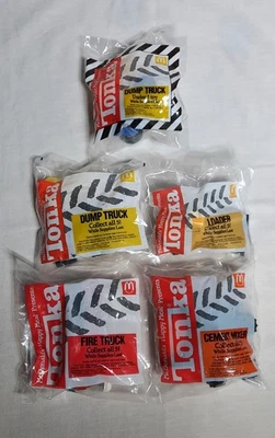 Vintage 1992 McDonald's Tonka Trucks Toys Lot Of 5 New Sealed - Image 1 of 4