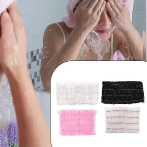 100Pcs SPA Facial Headbands Stretch Makeup Head Wraps for SPA Salon Makeup - Picture 1 of 22