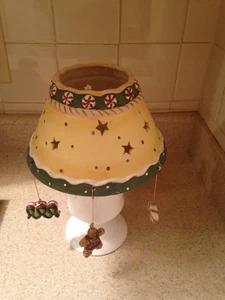 Caramelos de cerámica con sombra de vela de vacaciones pan de jengibre menta - Imagen 1 de 3